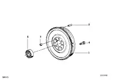 Болт с буртиком !M12x1.5x25 \BMW 3' E30, E36, 5' E34, 8' E31 11 22 1 717 841