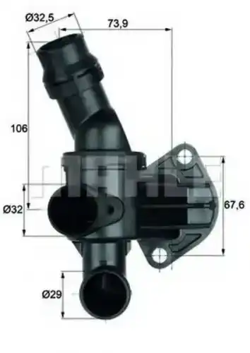 Термостат системы охлаждения KNECHT TI687