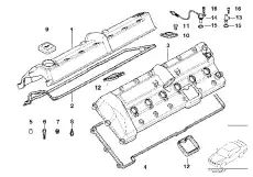 Прокладка клапанной крышки BMW 11 12 7 515 647