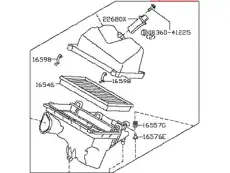 Фильтр воздушный NISSAN 165001AA0A