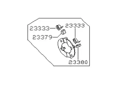 Nissan щеточный узел 233781E400