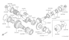 ПОДШИПНИК ДИФФ. Р11Е 38440D2100 NISSAN