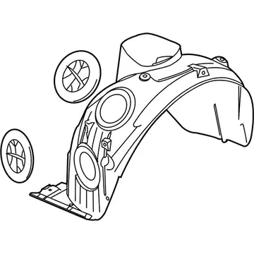 Подкрылок BMW 51 71 7 207 577