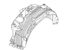 Подкрылок NISSAN 638401LA0A