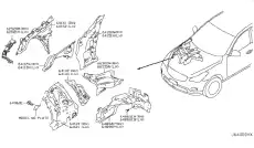  ДЕТАЛЬ 641801BA0A NISSAN