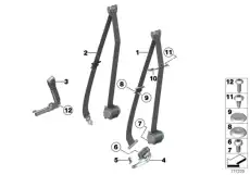 Ремень клиновой BMW 72 11 9 115 305