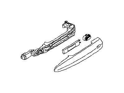 Ручка двери NISSAN 806401AA0B