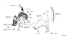 Крыло NISSAN F31011KAMA