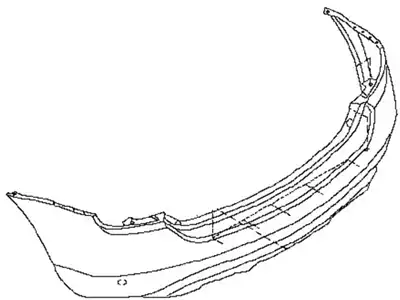 БАМПЕР ЗАДНИЙ H5M22CA040 NISSAN