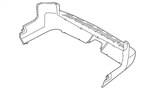  БАМПЕР ЗАДНИЙ LA LR015463 LAND ROVER