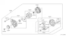 Генератор INFINITI 23100AM61A