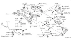 Рычаг подвески INFINITI 55501EG00A