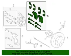 Тормозные колодки дисковые MB 008 420 50 20