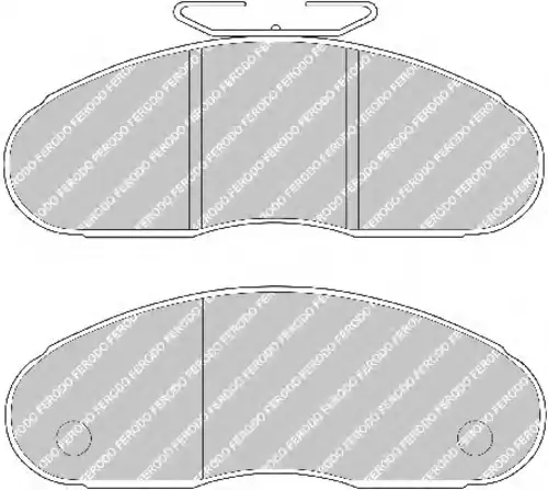 Тормозные колодки дисковые FERODO FVR791