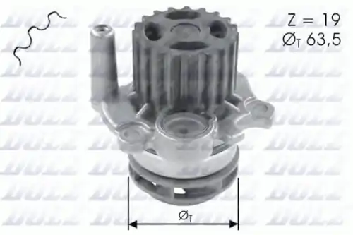 помпа!\ Audi A4/A6/A3, VW Golf/Bora/Passat 1.9TD/TDi 00> A-193 DOLZ