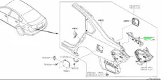 Подкрылок NISSAN 78114-9Y000