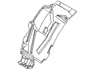 Подкрылок NISSAN 63844-CA00A