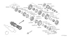 322238H510 ПОДШИПНИК МКПП NISSAN