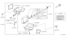 РЕЗИСТОР 27761-70T03 NISSAN