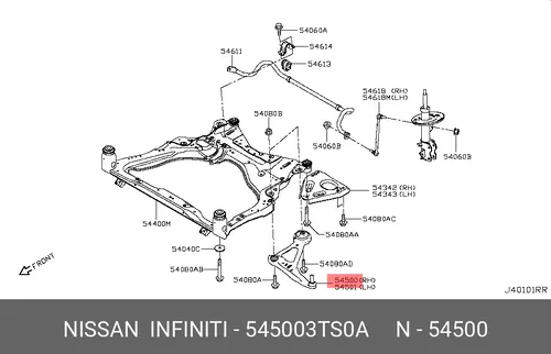 NISSAN 54500-3TS0A