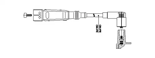 Провод зажигания 111/82 BREMI