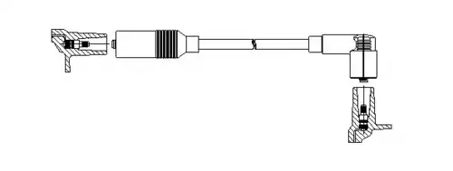 Провод зажигания 115/36 BREMI