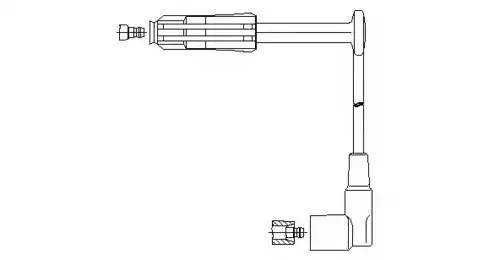 Провод зажигания 165/72 BREMI