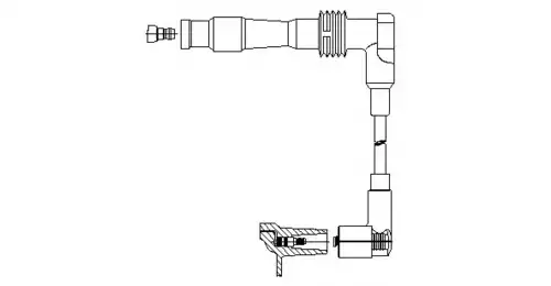 Провод зажигания 180/52 BREMI