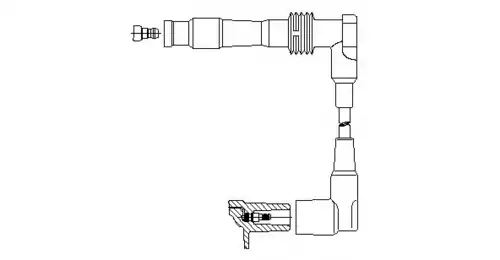 Провод зажигания 181/40 BREMI