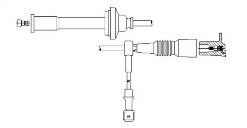 Провод зажигания 1A04/100 BREMI