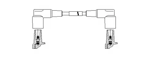 Провод зажигания 1A07E25 BREMI