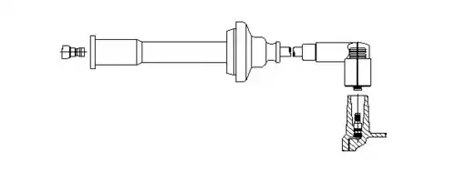 Провод зажигания 1A08/85 BREMI