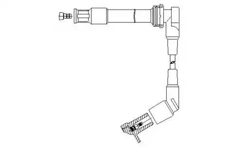 Провод зажигания 1A11/63 BREMI