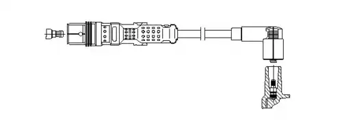 Провод в/в mb V-class 97-03 1A25/89 BREMI