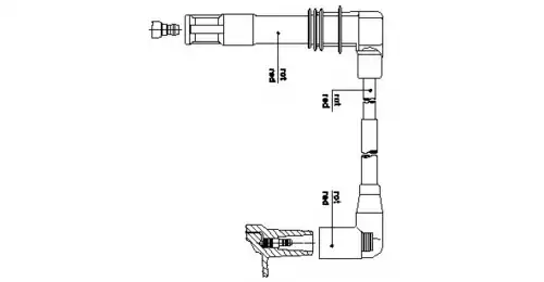 Провод зажигания 1A30E43 BREMI