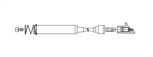 Провод в/в opel 65cm 318/65 BREMI