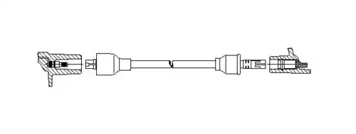 Провод зажигания 355/32 BREMI