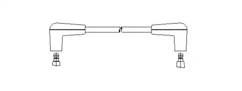 Провод зажигания 358/25 BREMI