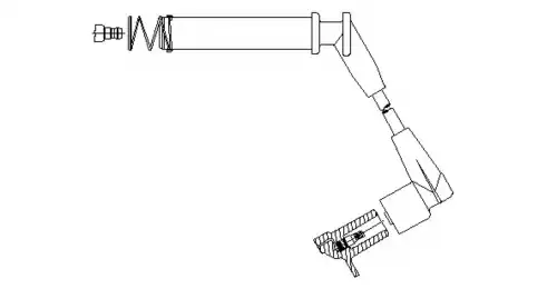 компл. высоковольт. проводов Opel 370/35 BREMI