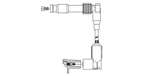 Провод зажигания 381M23 BREMI