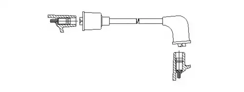 Провод зажигания 396/47 BREMI