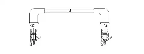 Провод зажигания 3A12/53 BREMI