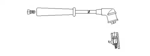 Провод зажигания 3A23/53 BREMI