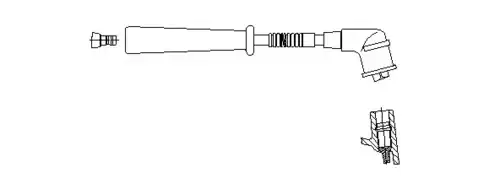 Провод зажигания 3A23E74 BREMI