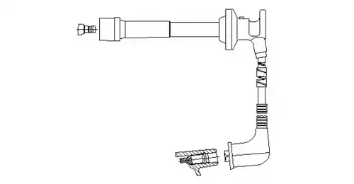 Провод в/в ford/mazda 660F47 BREMI