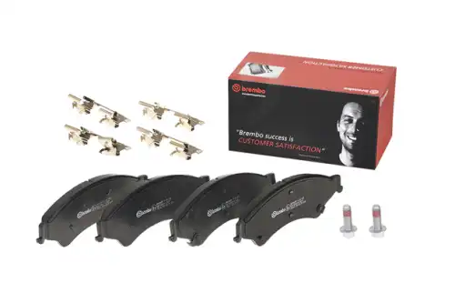 Тормозные колодки дисковые передняя ось BREMBO P 24 153