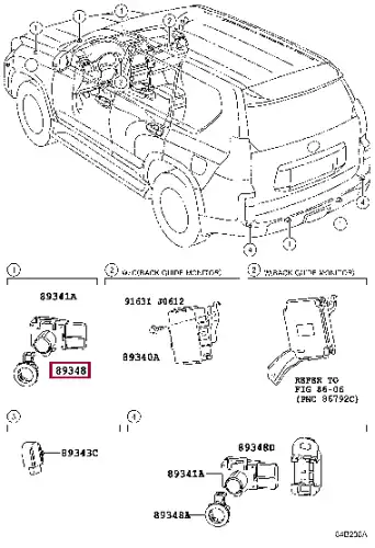 КРОНШТЕЙН 89348-71010-A2 TOYOTA / LEXUS