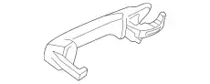 Ручка двери PORSCHE 95853120601G2X