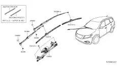 Щетка стеклоочистителя 288903JA1A NISSAN