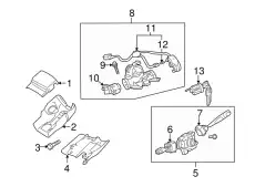  БОЛТБЛОКИРОВКИ РУЛЕВУПРАВЛЕНИЯ MB572857 MITSUBISHI
